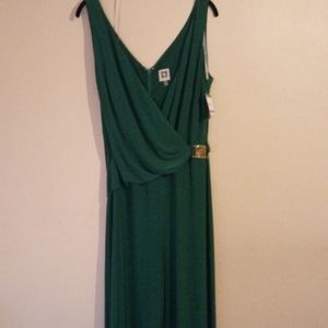 Green Anne Klein jumpsuit